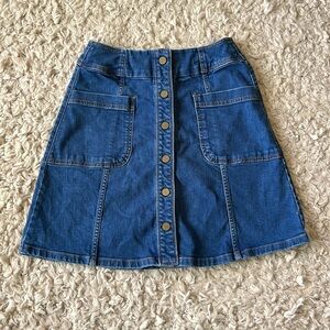Boden denim mini skirt